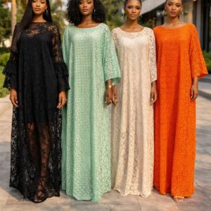 Queen Iyabo Lace gown