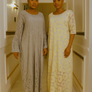 Queen Iyabo Lace gown