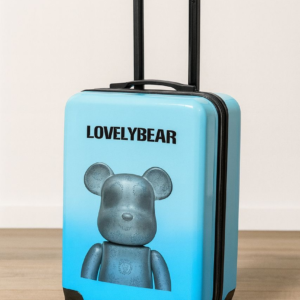 Kids luggage box (long ruby)