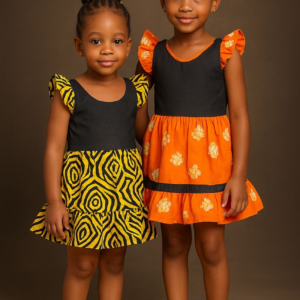 Moana Girls Ankara Gown