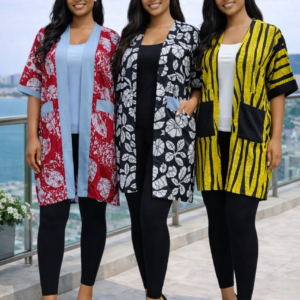 Swaggalicious Ankara kimono